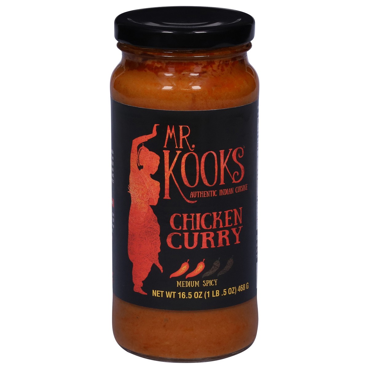 slide 14 of 14, Mr. Kooks Medium Spicy Chicken Curry 16.5 oz, 16.5 oz