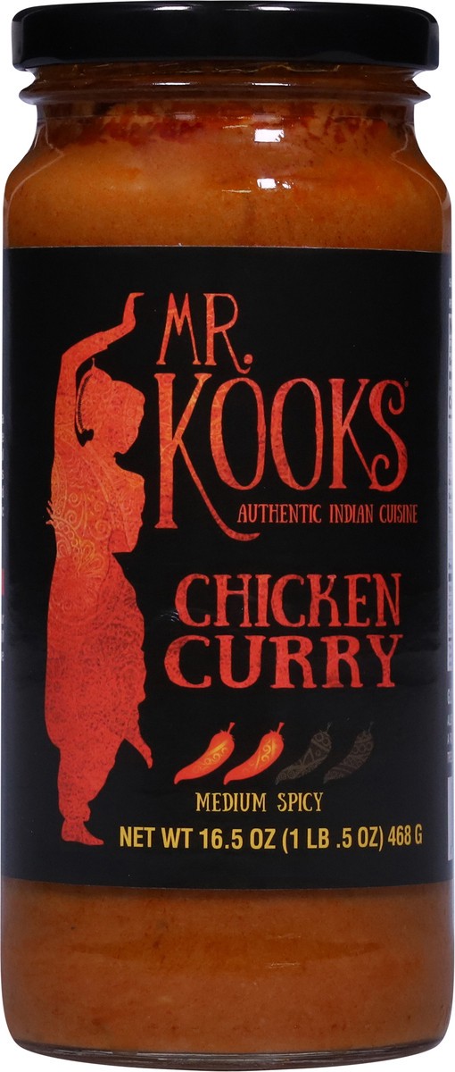 slide 9 of 14, Mr. Kooks Medium Spicy Chicken Curry 16.5 oz, 16.5 oz