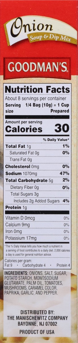 slide 5 of 9, Goodman's Onion Soup & Dip Mix 2 ea, 2 ct