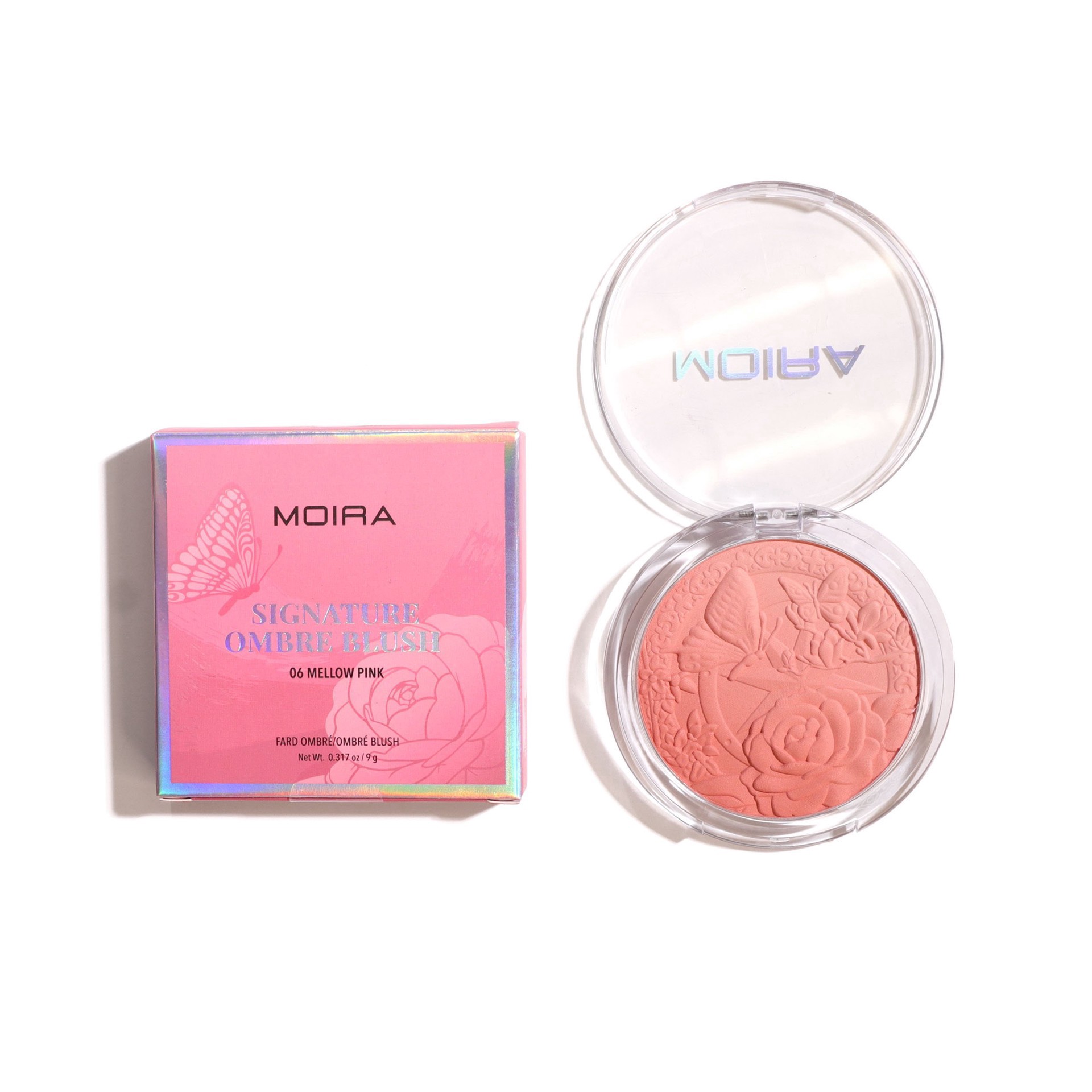 slide 1 of 2, Moira Ombre Blush - Mellow Pink, 1 ct