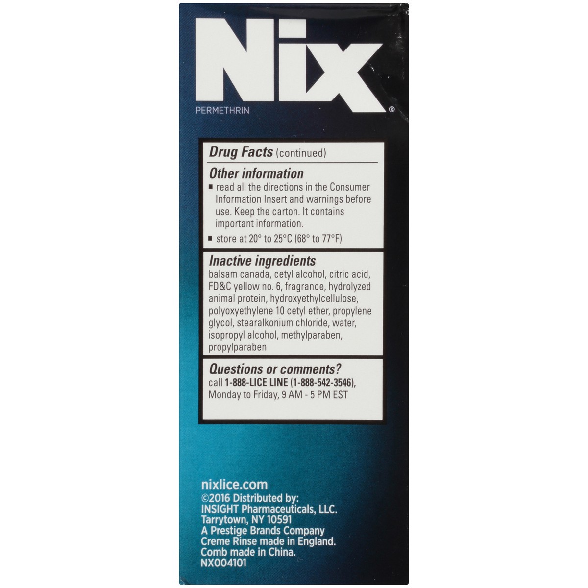 slide 3 of 10, Nix Lice Cream Rinse, 4 fl oz