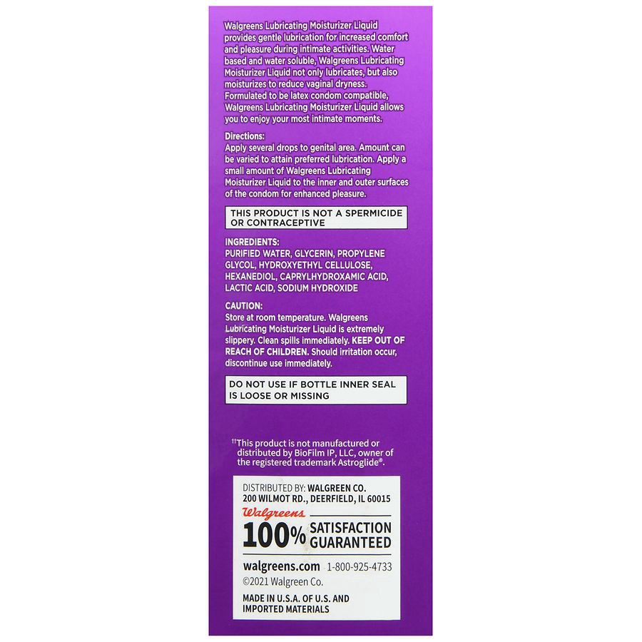 slide 5 of 5, Walgreens Personal Lubricant & Moisturizer, 5 oz