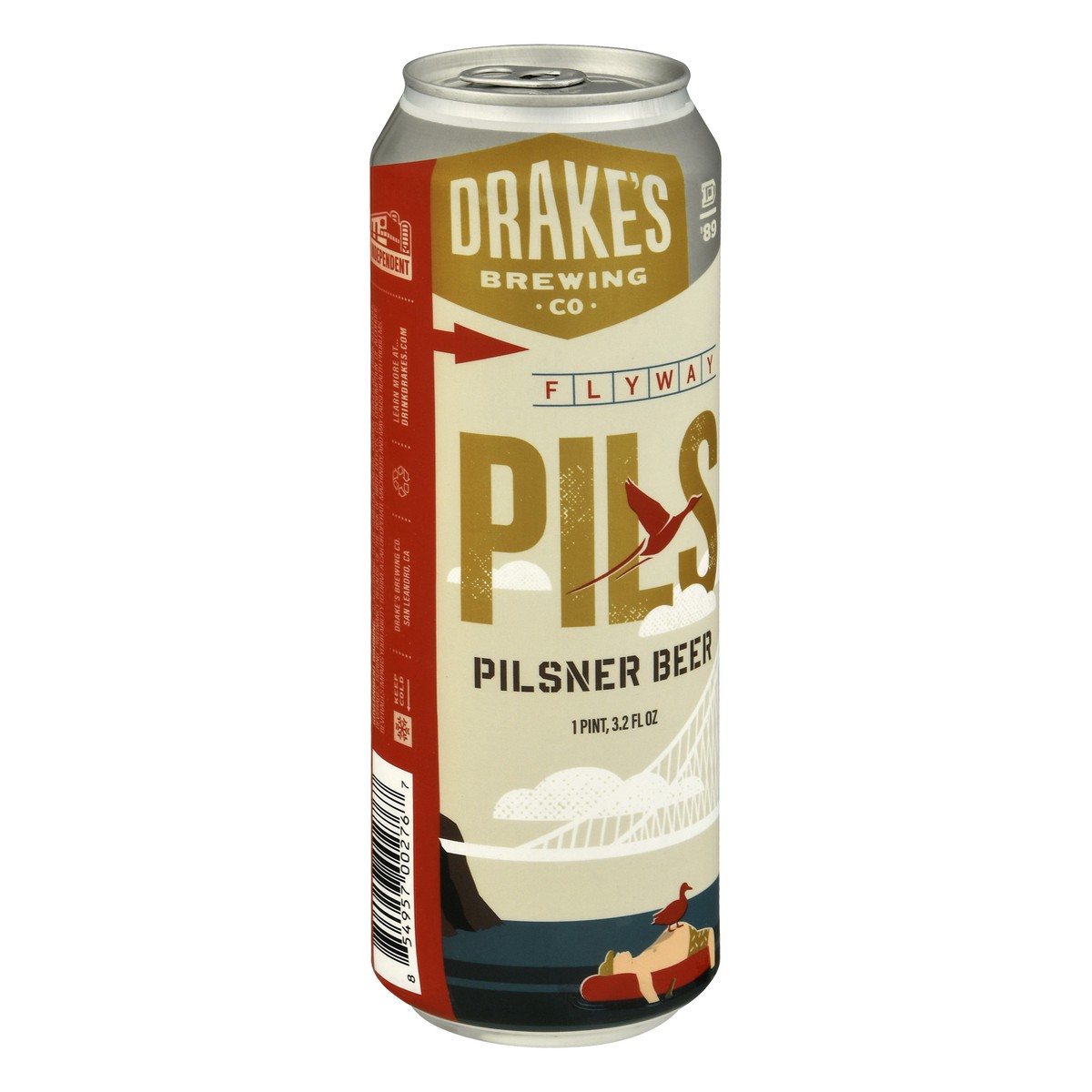 slide 2 of 9, Drake's Flyway Pils Pilsner Beer 1 pt, 1 pint