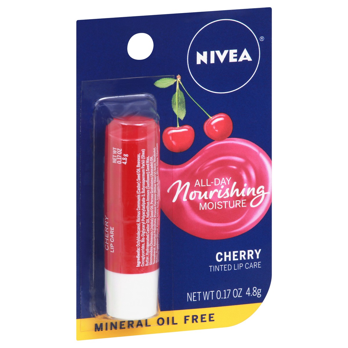 slide 5 of 11, Nivea Tinted Cherry Lip Care 0.17 oz, 0.17 oz