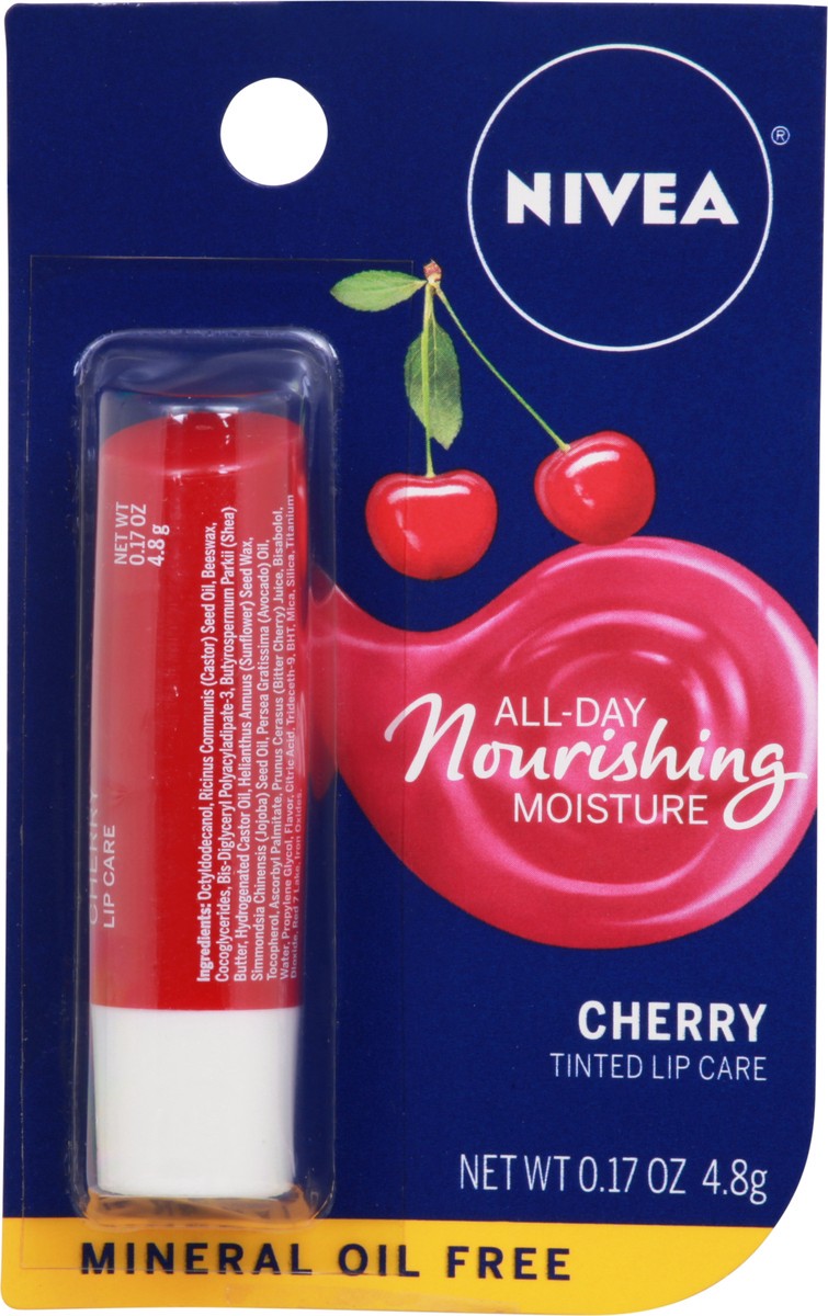 slide 6 of 11, Nivea Tinted Cherry Lip Care 0.17 oz, 0.17 oz