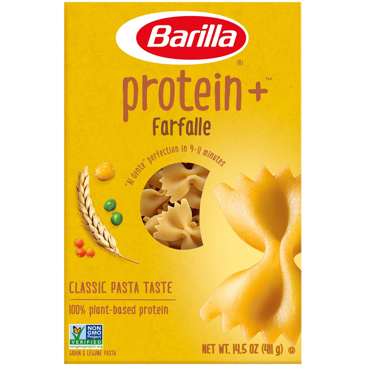 slide 6 of 9, Barilla ProteinPlus Farfalle Pasta, 14.5 oz