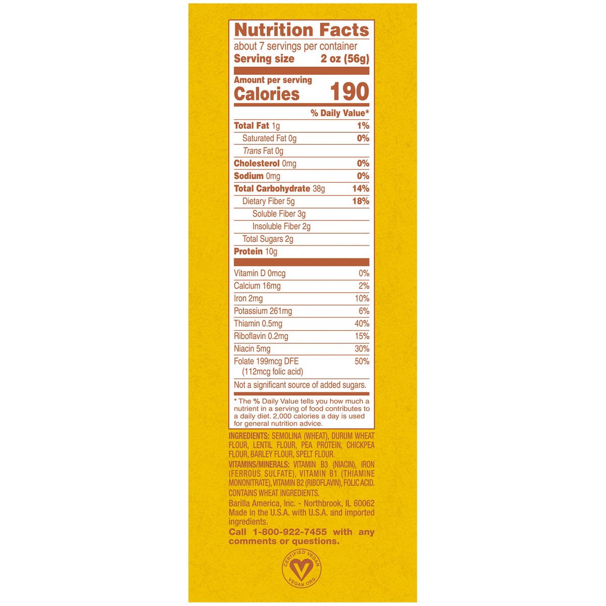 slide 8 of 9, Barilla ProteinPlus Farfalle Pasta, 14.5 oz