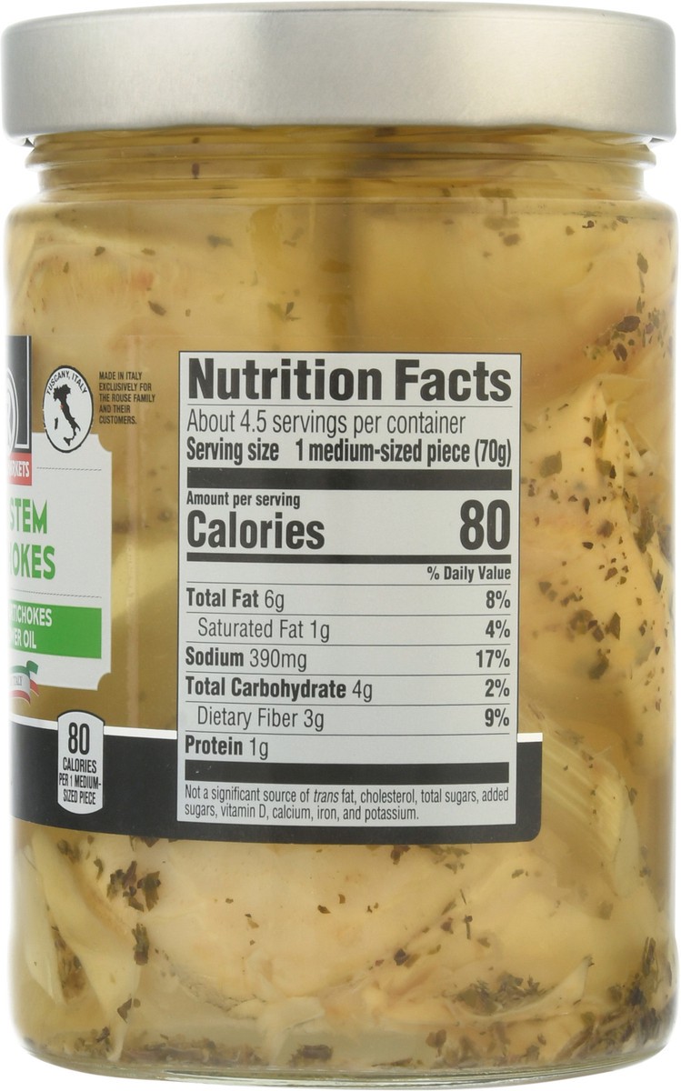 slide 9 of 9, Rouses Markets Rous Artichok Stem, 18.7 oz