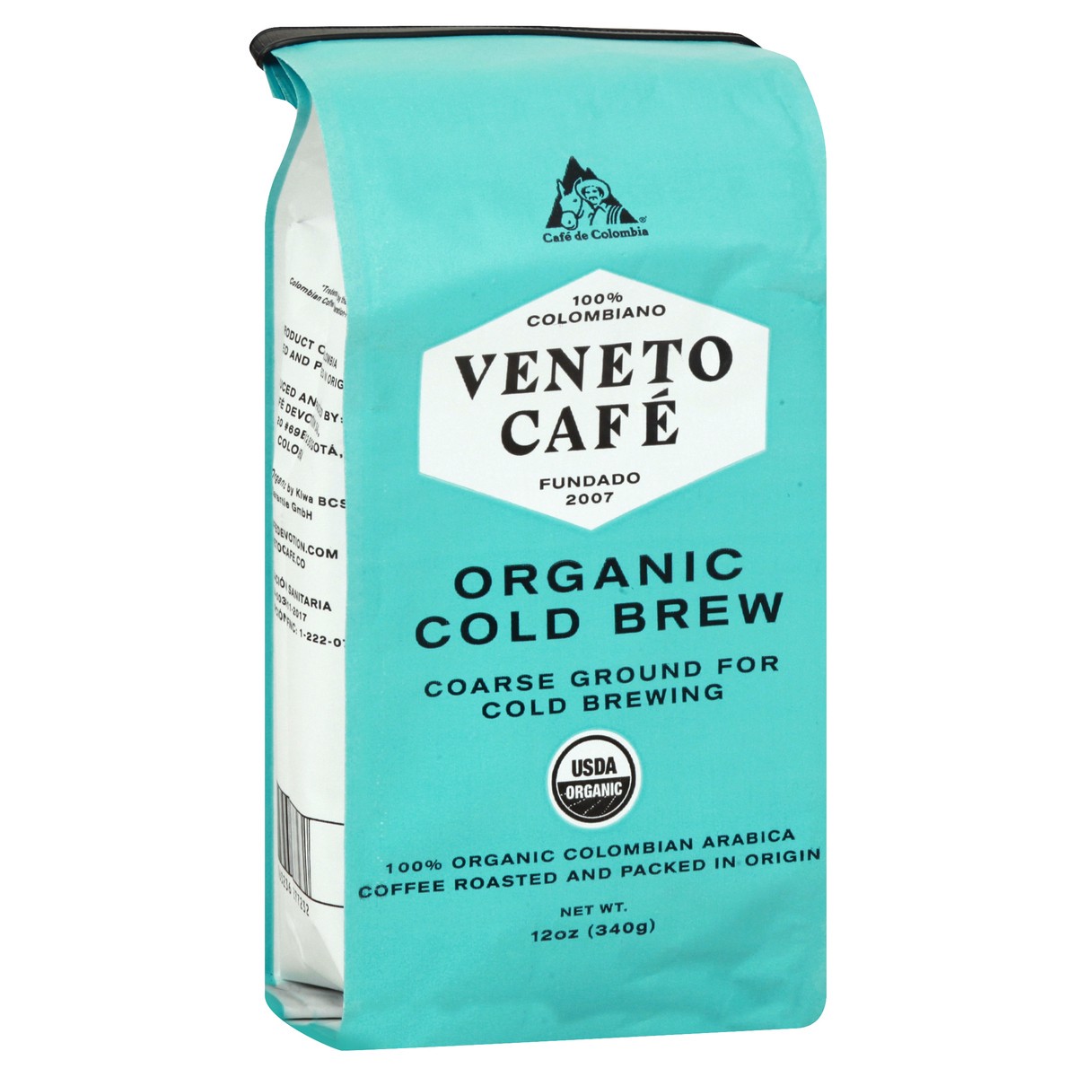 slide 4 of 12, Veneto Cafe Organic Cold Brew Colombian Coffee 12 oz, 12 oz