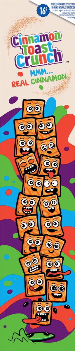 slide 2 of 9, Cinnamon Toast Crunch Whole Grain Breakfast Cereal, Mega Size, 29.1 oz, 29.1 oz