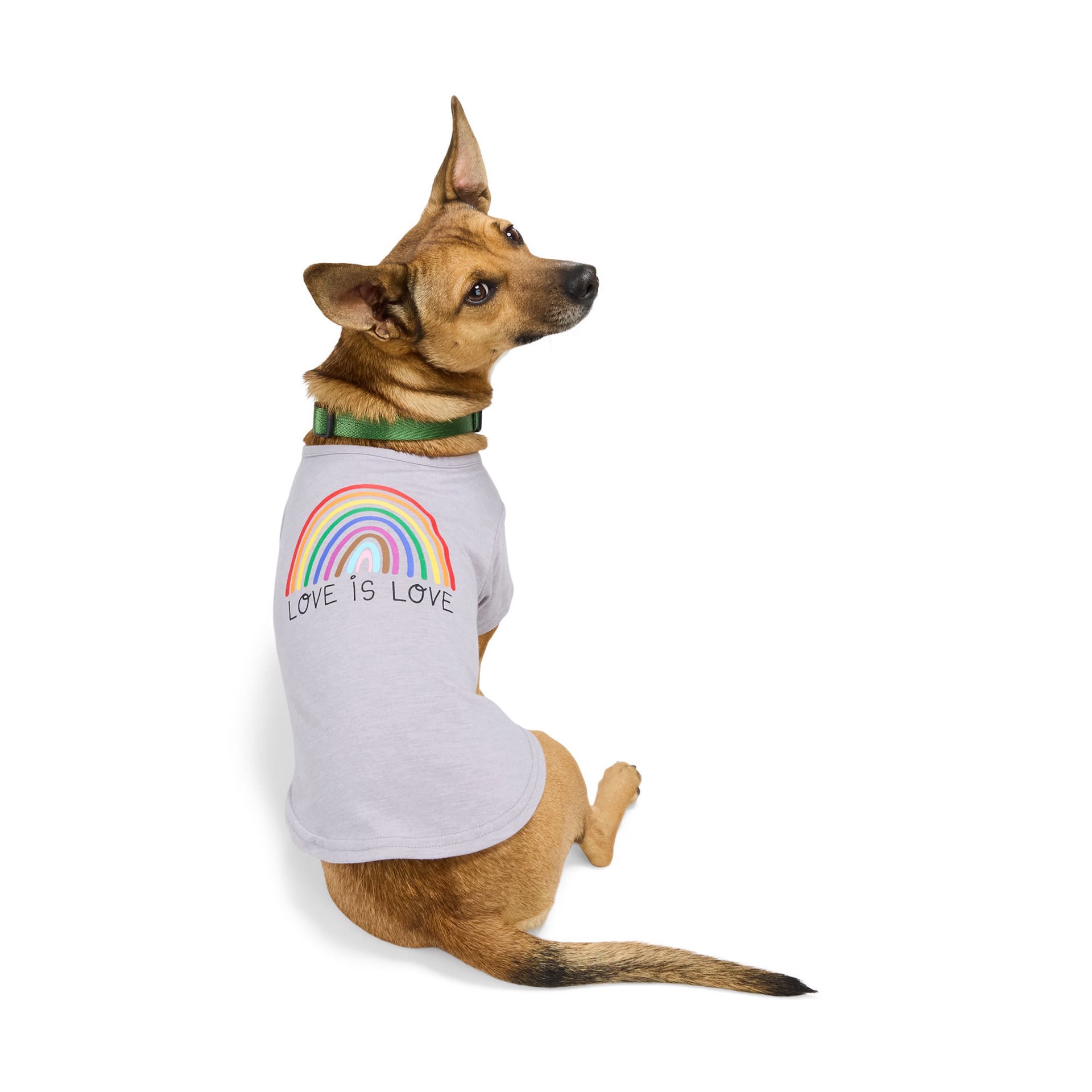 slide 1 of 1, YOULY Love Is Love Pet T-Shirt, Medium, 1 ct