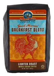 Texas Joe Breakfast Blend Whole Bean Coffee - 12 oz