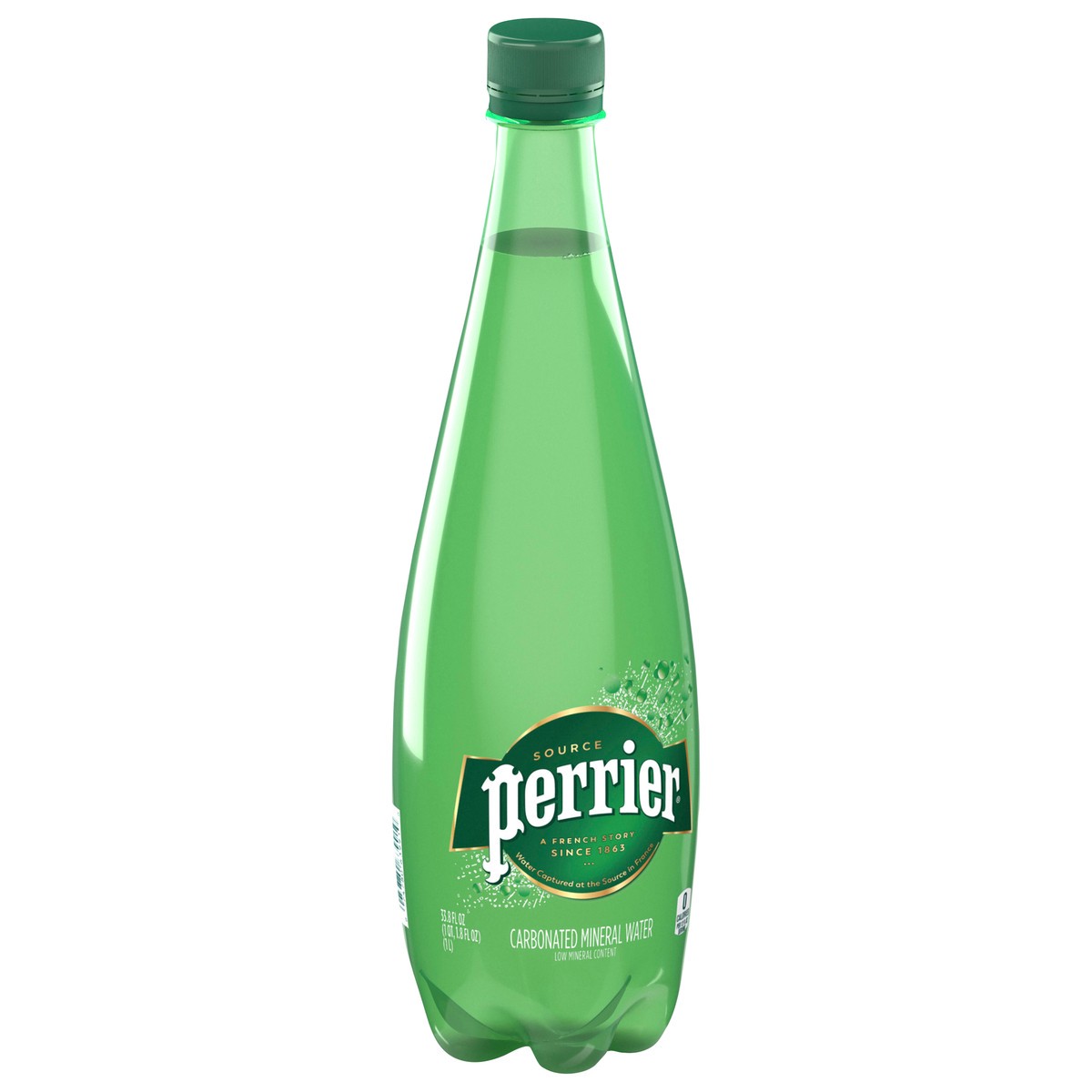 slide 9 of 13, Perrier Sparkling Water, Plastic Water Bottle, 33.8 oz