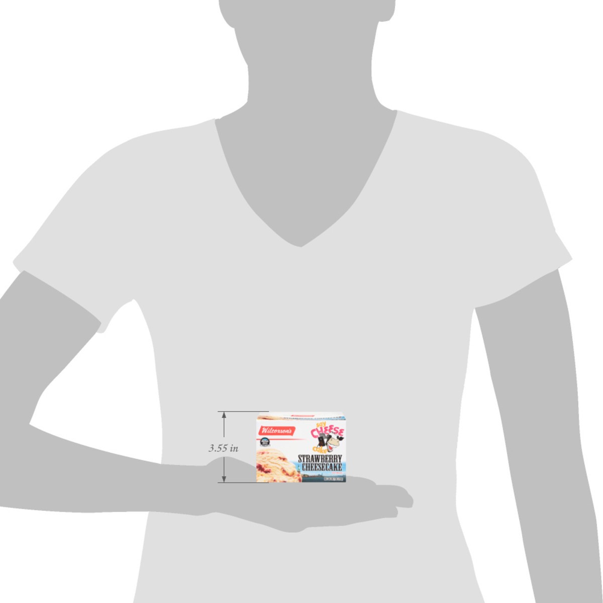 slide 9 of 17, Wilcoxson's Strawberry Cheesacake Ice Cream 0.5 gal, 1/2 gal