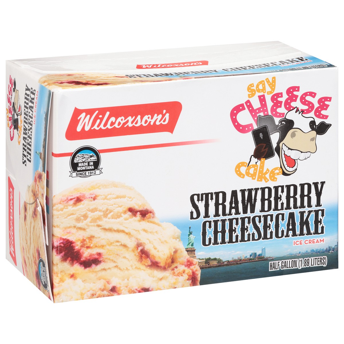 slide 3 of 17, Wilcoxson's Strawberry Cheesacake Ice Cream 0.5 gal, 1/2 gal