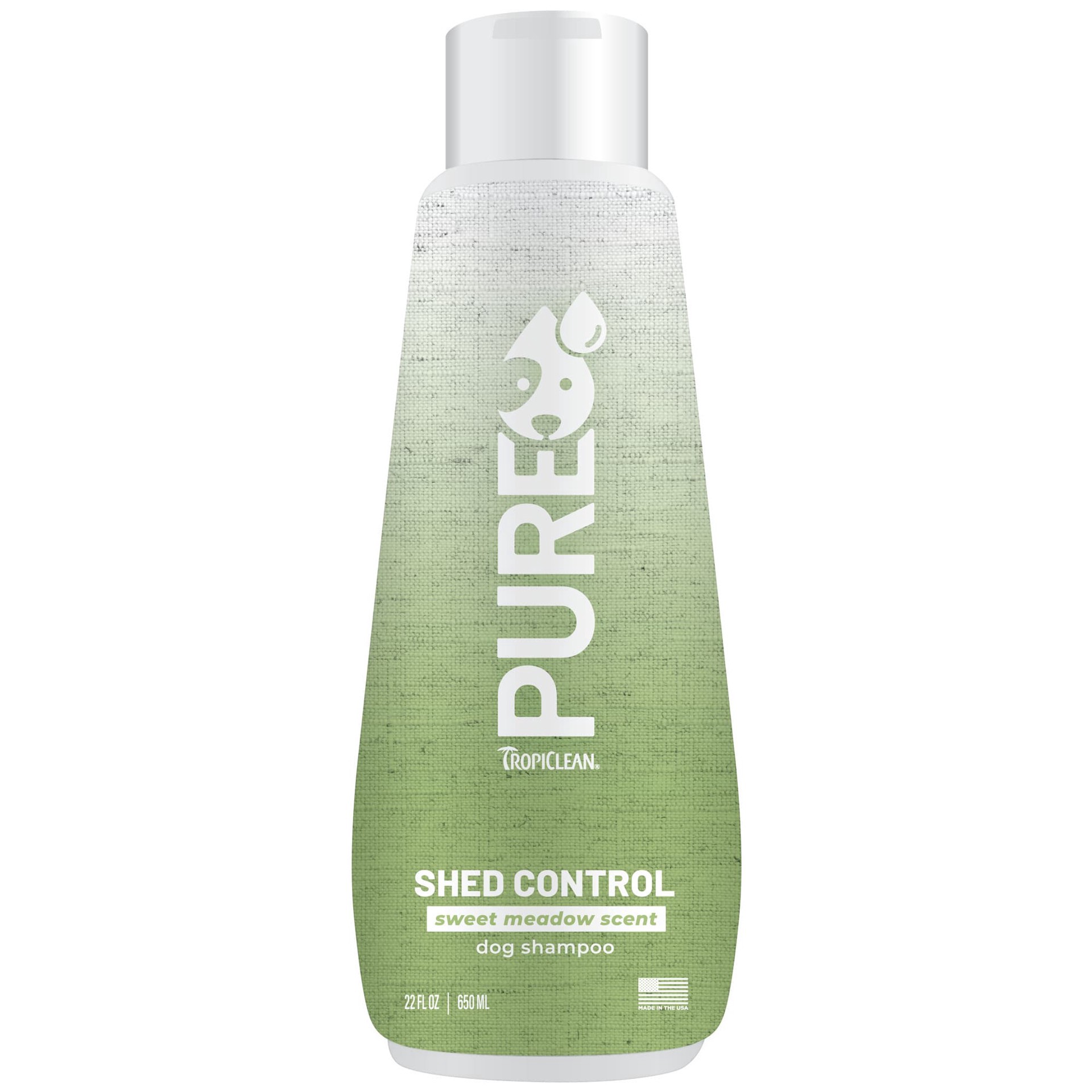 slide 1 of 1, TropiClean PURE Sweet Meadow Shed Control Shampoo for Dogs, 22 fl. oz., 22 fl oz