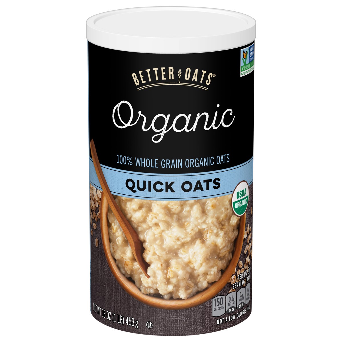 slide 1 of 9, Better Oats Organic Quick Oats, 16 oz