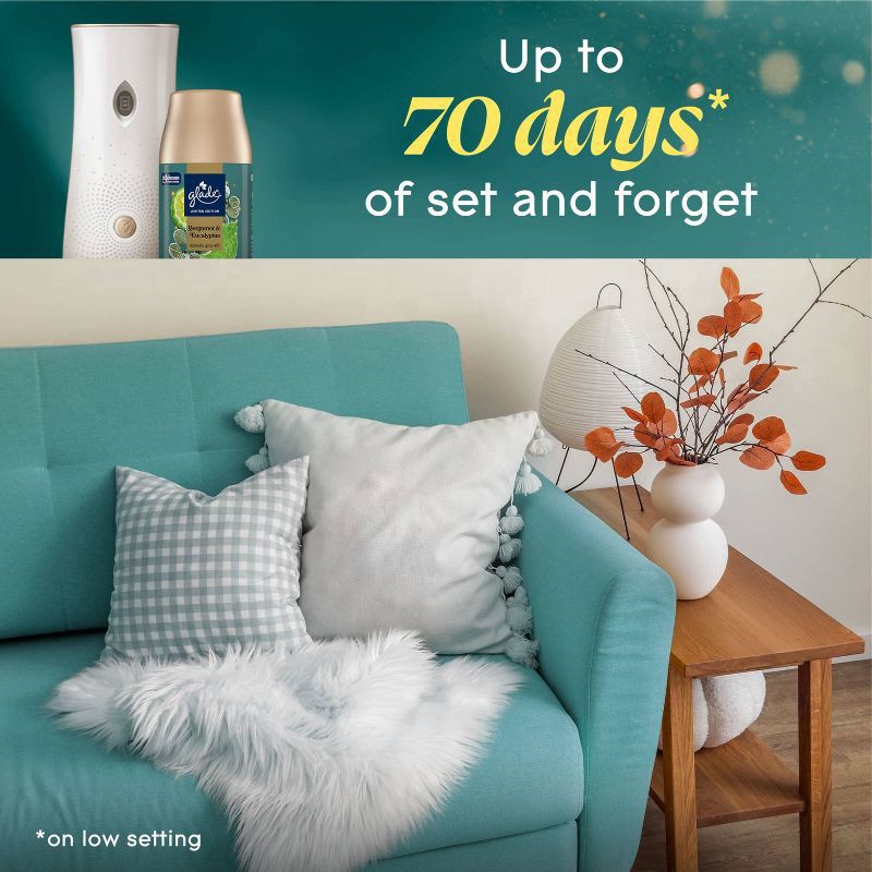 slide 6 of 12, Glade Refil Bergamot & Eucalyptus, 6 oz