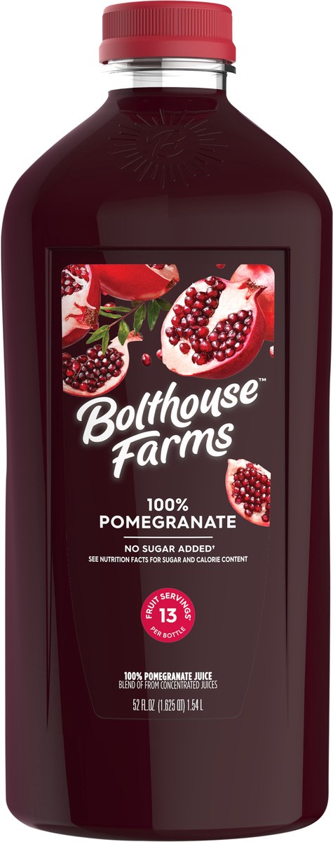 slide 3 of 5, Bolthouse Farms 100% Pomegranate, 52 fl oz