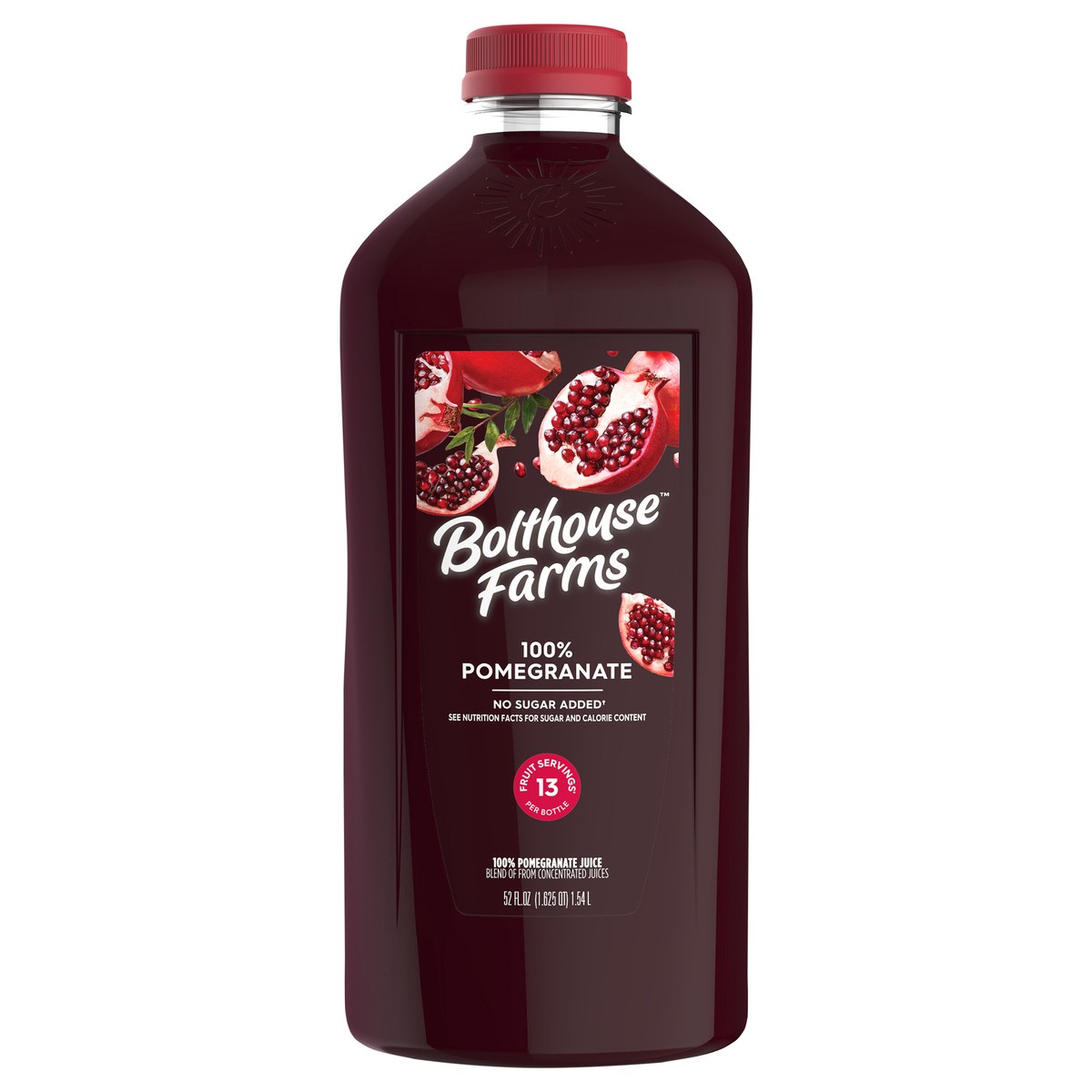 slide 1 of 5, Bolthouse Farms 100% Pomegranate, 52 fl oz