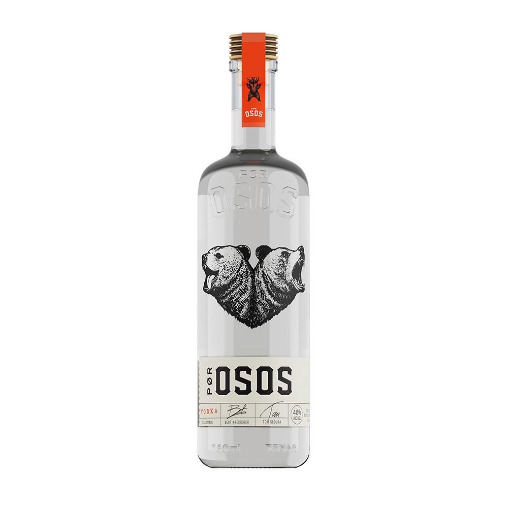slide 1 of 1, Por Osos Vodka 750 ml, 750 ml