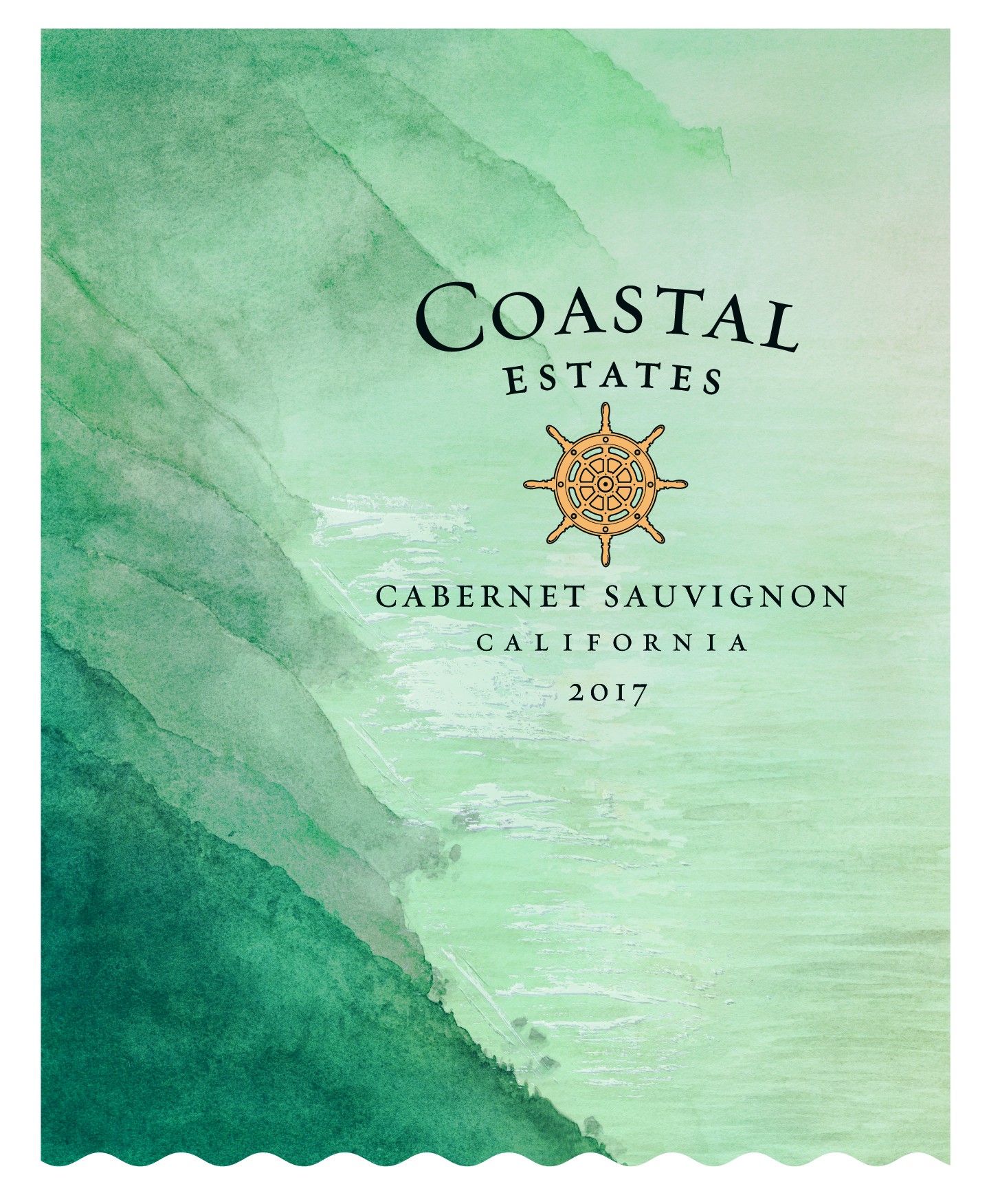 slide 2 of 4, Coastal Estates Cabernet Sauvignon, Red Wine, California 2018, 1 ct, 750ml Bottle, 750 ml