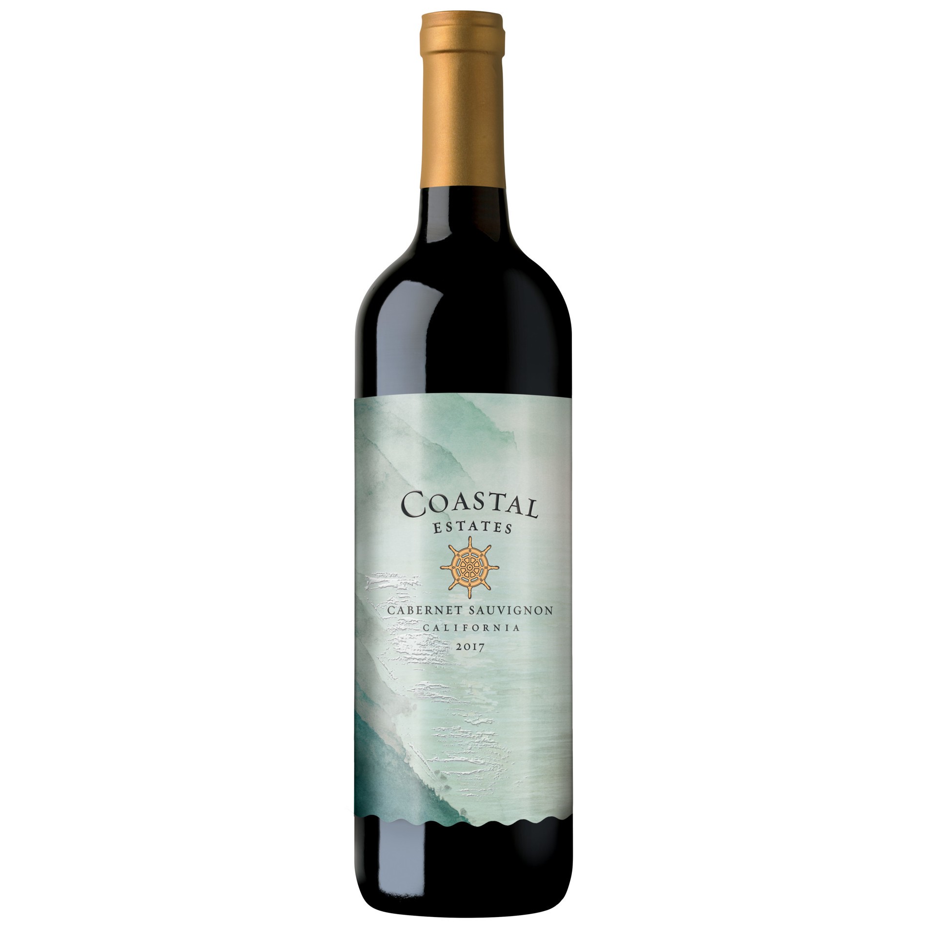 slide 1 of 4, Coastal Estates Cabernet Sauvignon, Red Wine, California 2018, 1 ct, 750ml Bottle, 750 ml