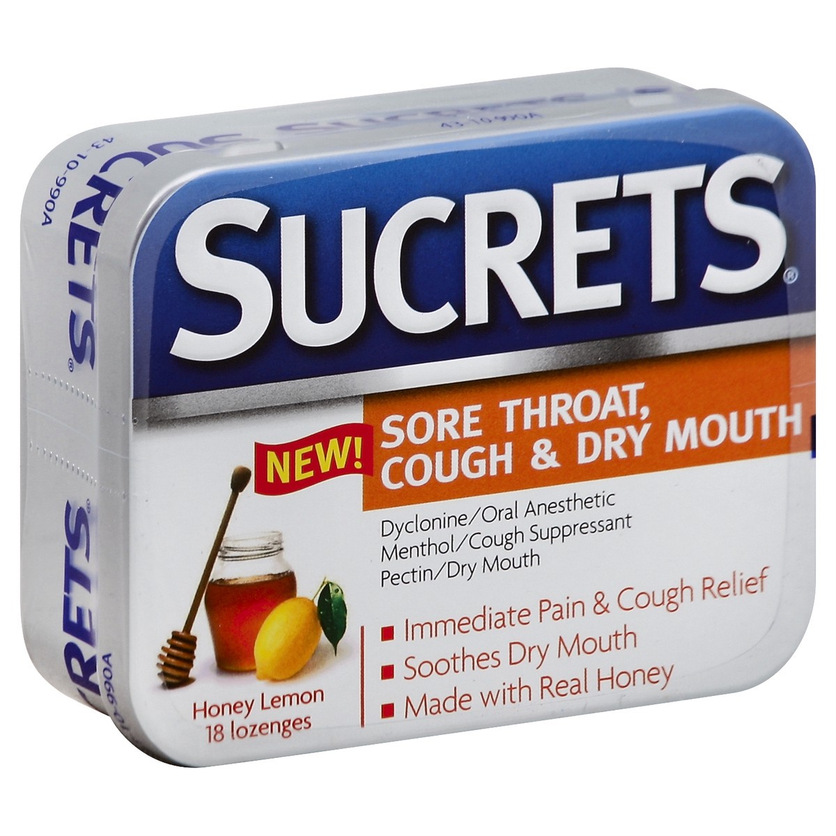 slide 4 of 5, Sucrets Sore Throat, Cough & Dry Mouth 18 ea, 18 ct