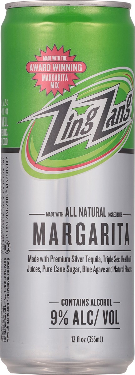 slide 7 of 9, Zing Zang Margarita - 12 fl oz, 12 fl oz