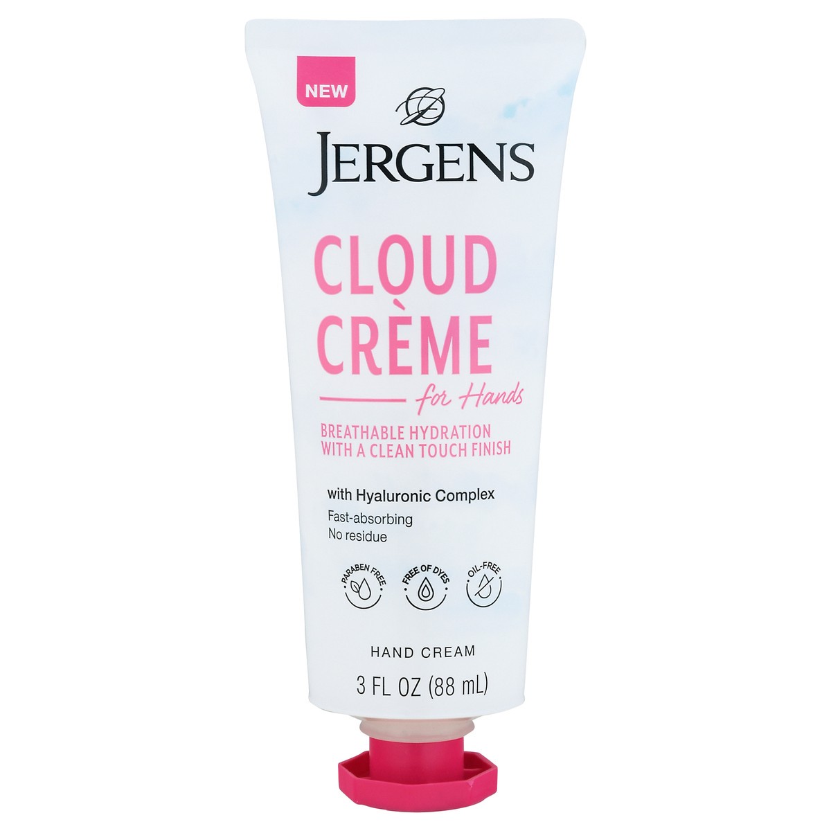 slide 1 of 6, Jergens Cloud Creme Hand Cream 3 fl oz, 3 fl oz