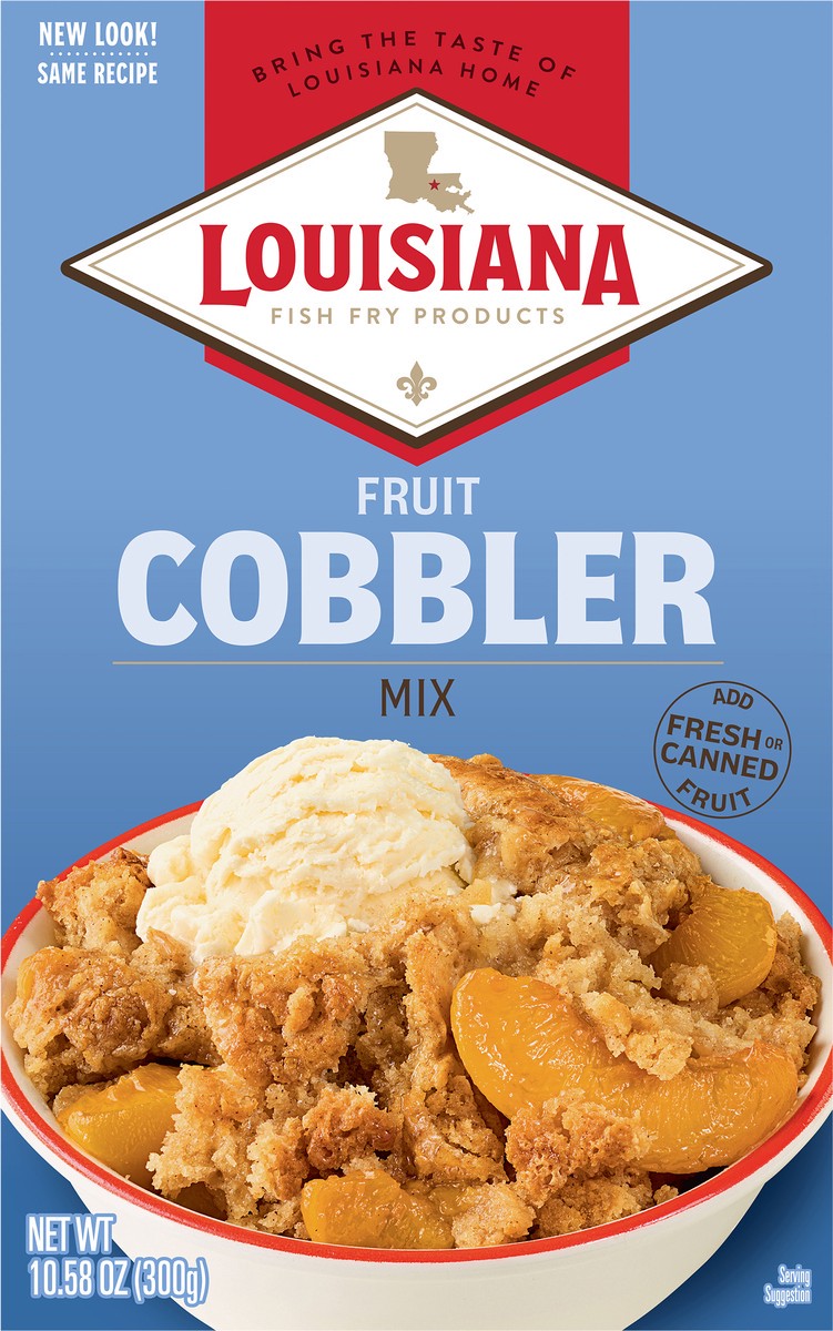 slide 9 of 13, Lousiana Fruit Cobbler Mix 10.58 oz, 10.58 oz
