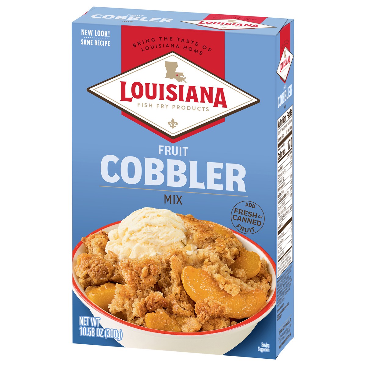 slide 3 of 13, Lousiana Fruit Cobbler Mix 10.58 oz, 10.58 oz