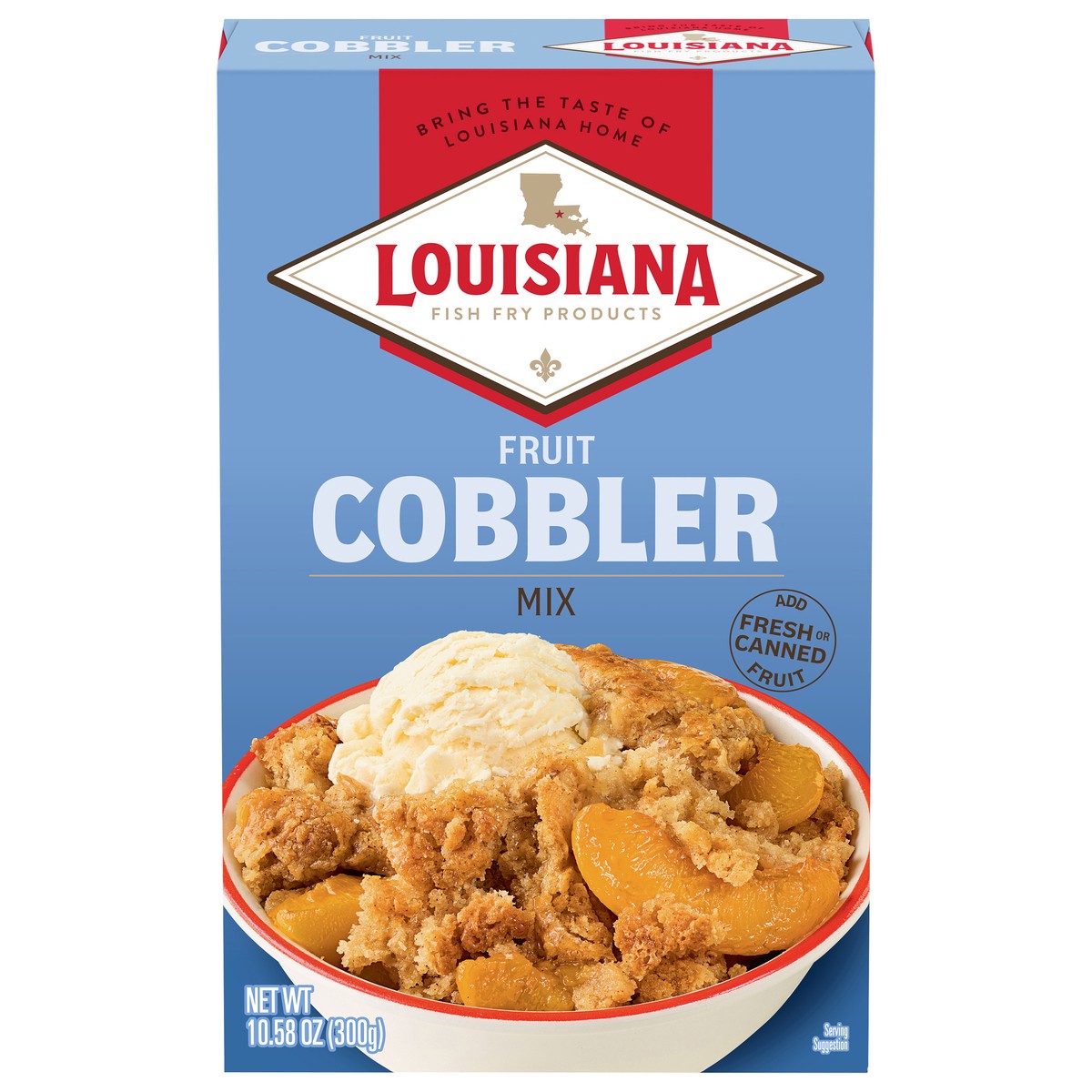 slide 1 of 13, Lousiana Fruit Cobbler Mix 10.58 oz, 10.58 oz