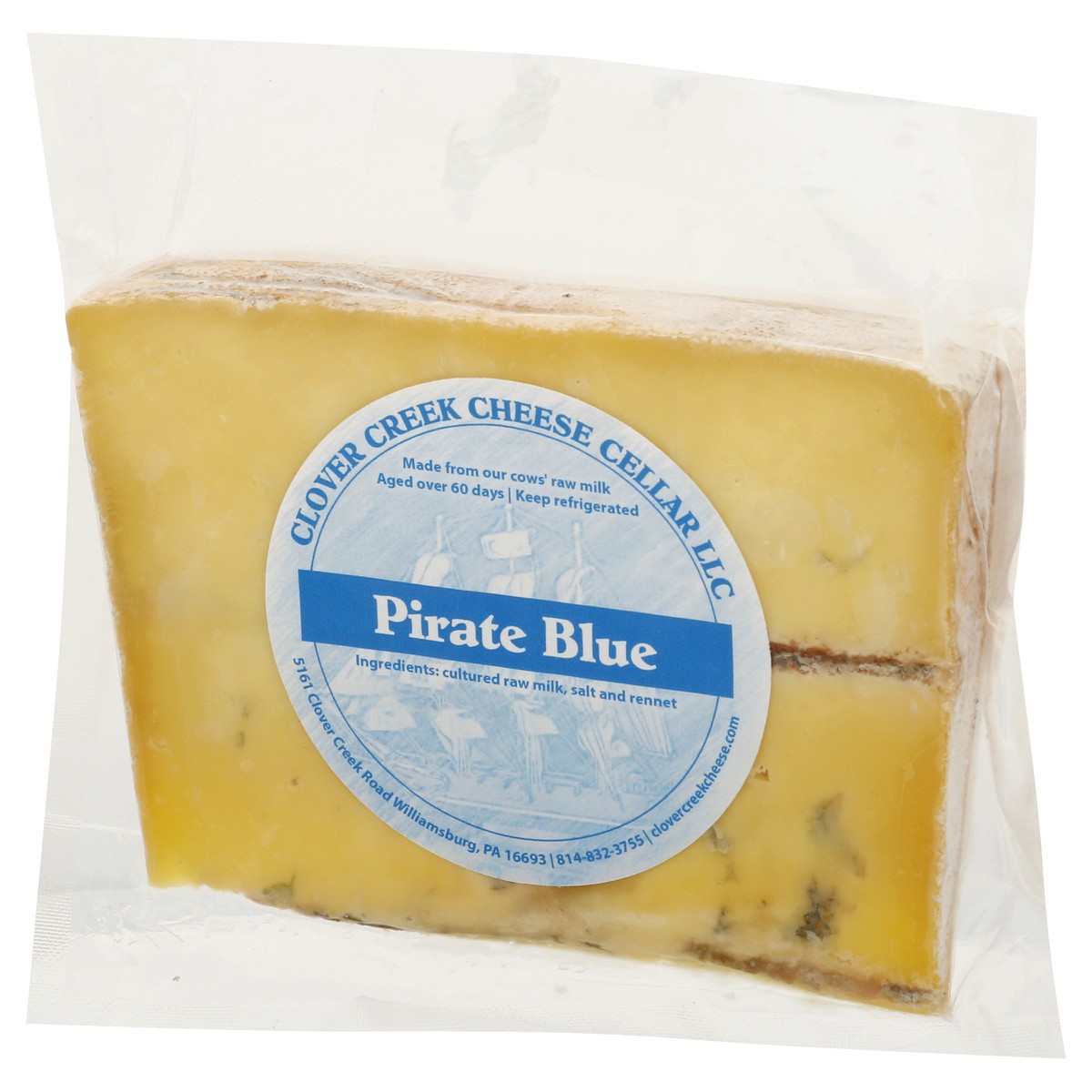 slide 5 of 9, Clover Creek Cheese Cellar Pirate Blue Cheese 8 oz, 8 oz