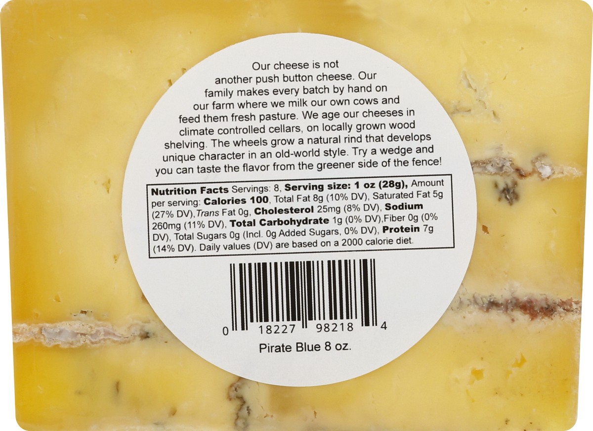 slide 9 of 9, Clover Creek Cheese Cellar Pirate Blue Cheese 8 oz, 8 oz