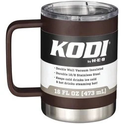 KODI by H-E-B Stainless Steel Mug - Cherrywood
