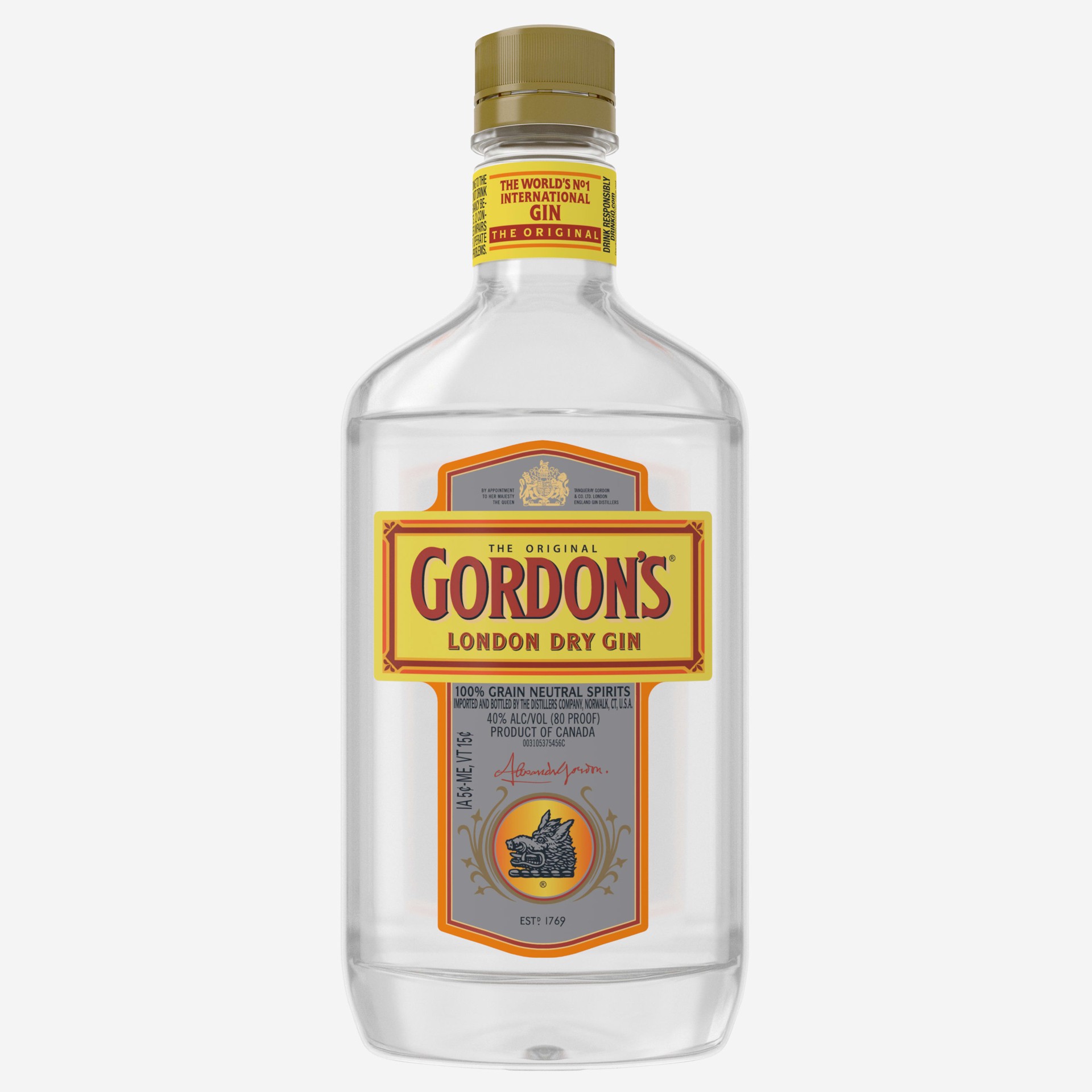 slide 1 of 5, Gordon's London Dry Gin, 375 mL, 375 ml