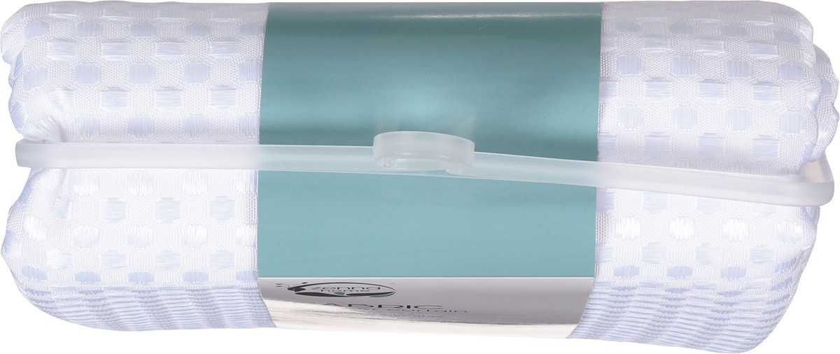 slide 3 of 9, Zenna Home Fabric Luxe Waffle White Shower Curtain 1 ea, 1 ct