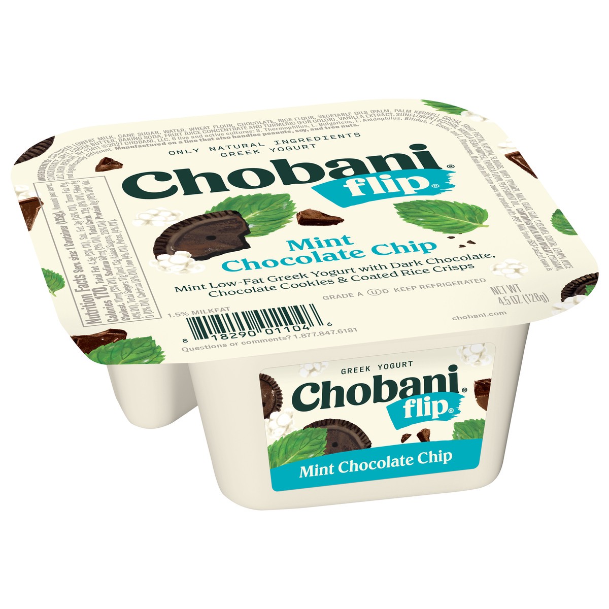 slide 12 of 14, Chobani Flip Mint Chocolate Chip, 5.3 oz
