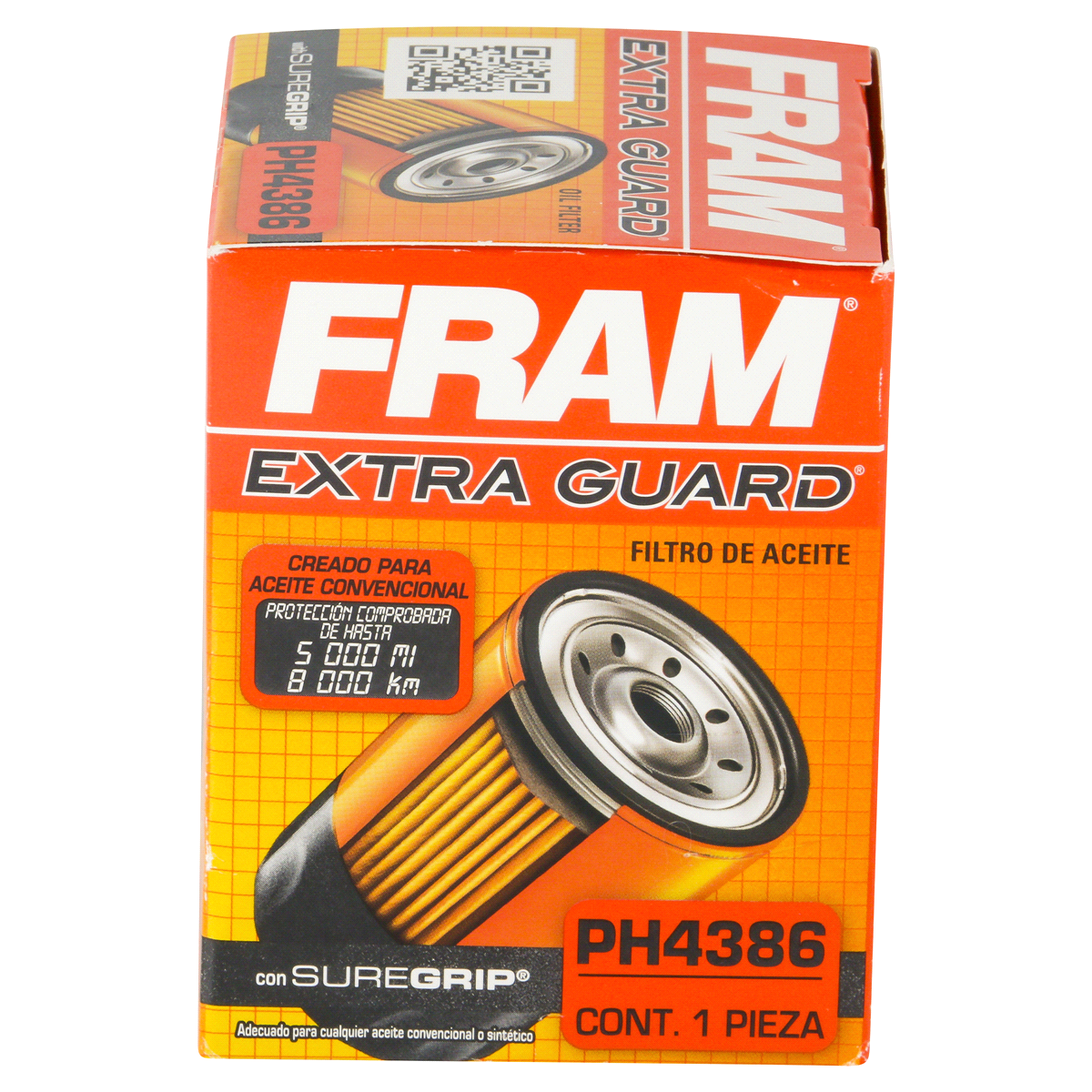 slide 3 of 6, Fram Extra Guard Oil Filter PH4386, 1 ct