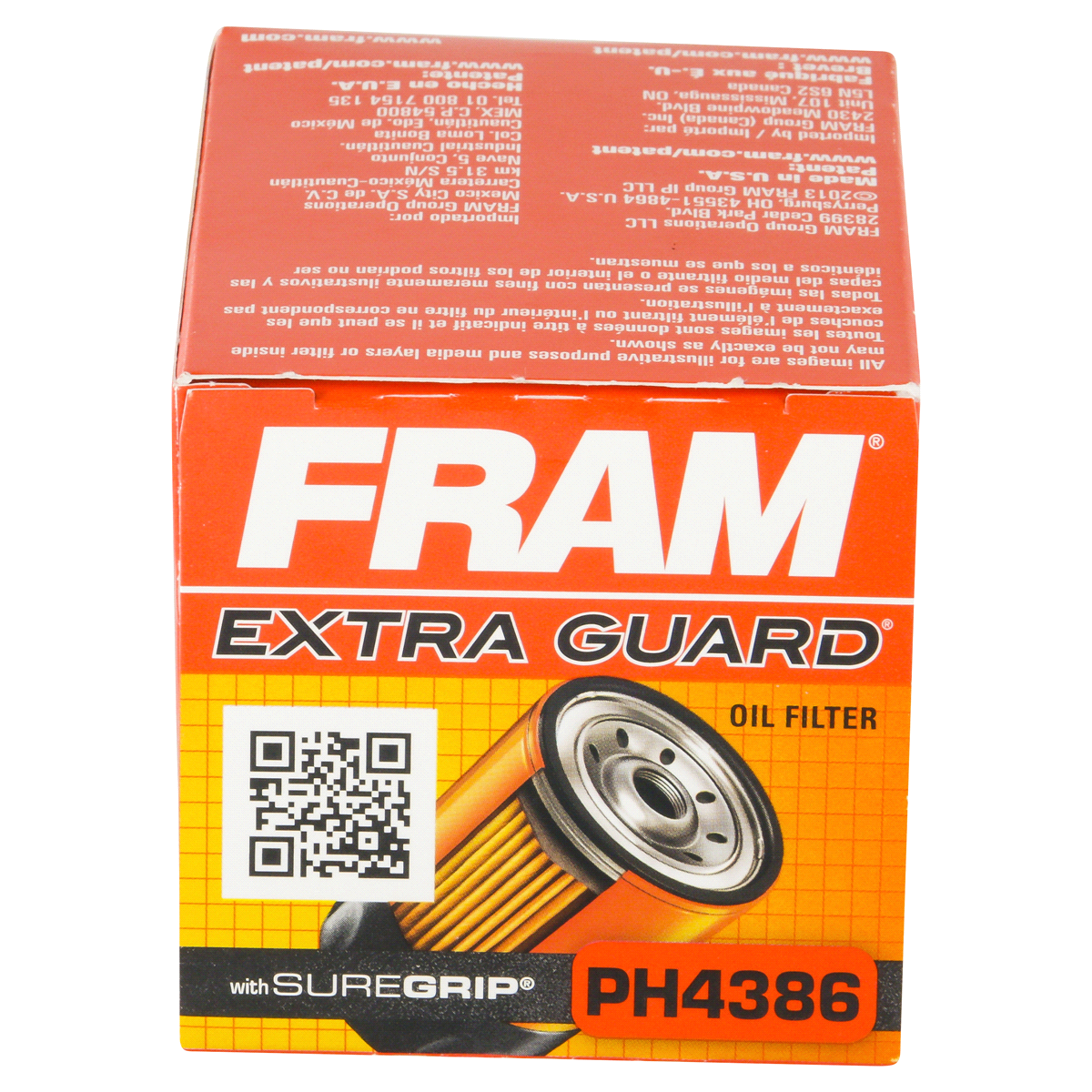 slide 5 of 6, Fram Extra Guard Oil Filter PH4386, 1 ct