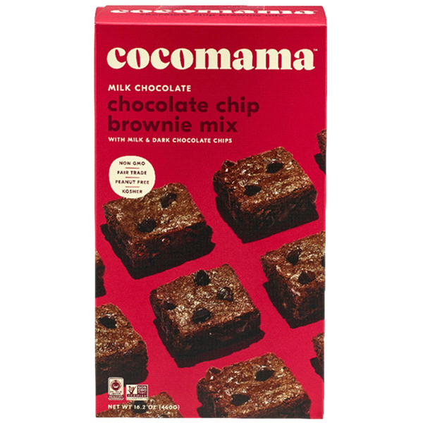 slide 1 of 1, Cisse Cocoa Co. Milk Chocolate Chip Brownie Mix, 16.2 oz