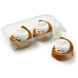 Private Selection Pumpkin Cake Roll Two Slice with Whippy