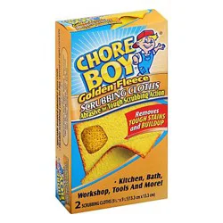 Spic and Span Chore Boy Golden Fleece Scrubbing Cloths