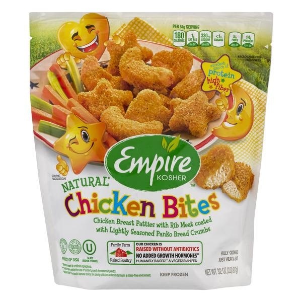 slide 1 of 1, Empire Kosher Natural Chicken Bites, 32 oz