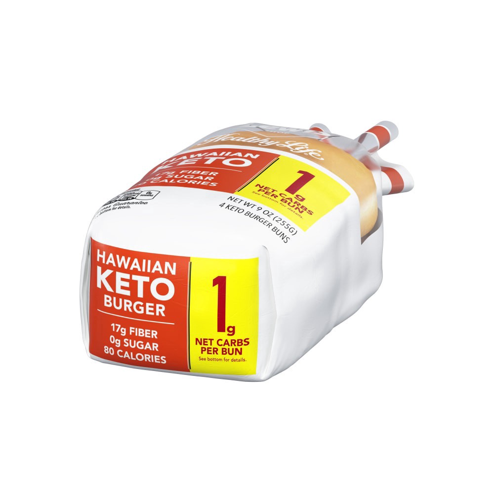 slide 2 of 3, Hlthy Life Keto Hwn Ham Buns, 4 ct