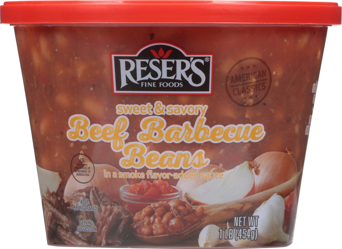 slide 4 of 9, Reser's Resers Beans Sweet & Savory Bbq, 16 oz