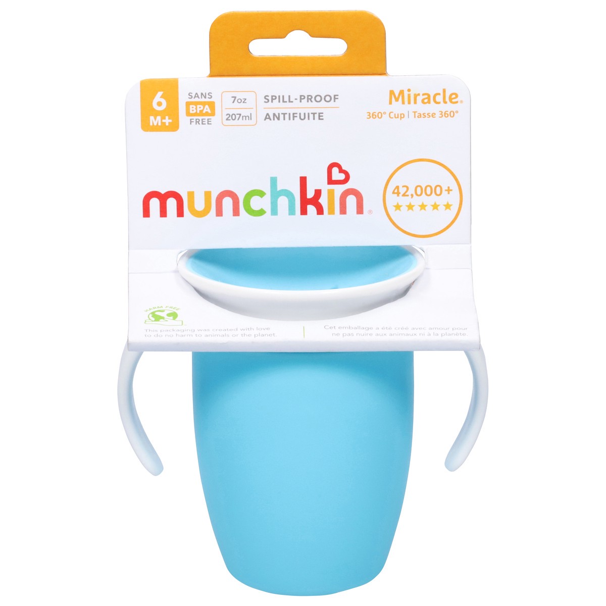 slide 1 of 11, Munchkin 7 oz Miracle 6 m+ 360 Degree Cup 1 Each, 1 ct