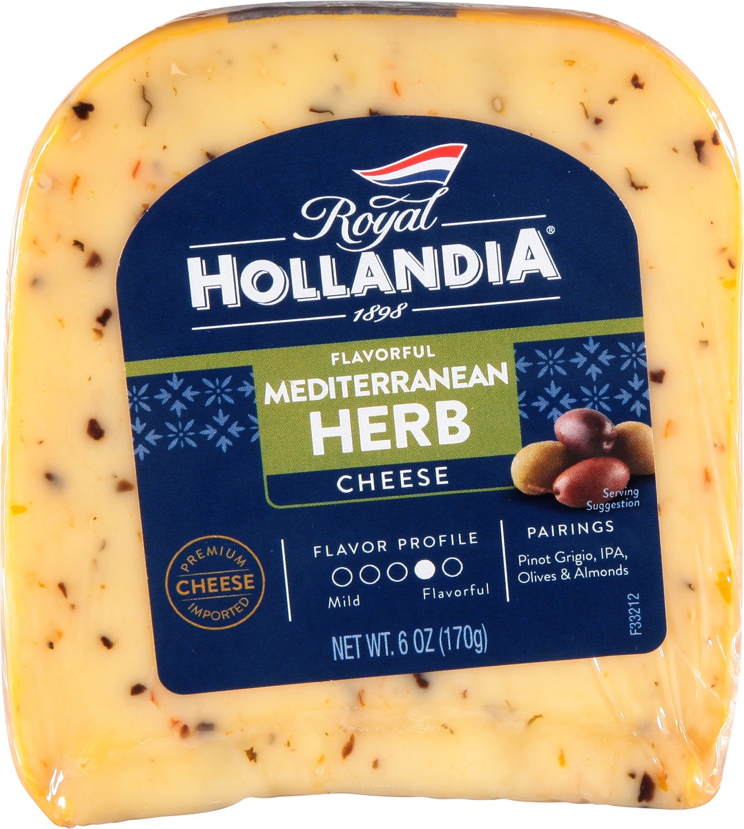 slide 9 of 14, Royal Hollandia Flavorful Mediterranean Herb Cheese 6 oz, 6 oz