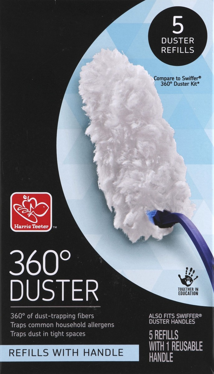 slide 4 of 5, Harris Teeter 360 Degree Duster, 5 ct